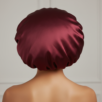 New Women's Extra Large Hair Cap For Sleeping African Printed Satin Cap Elastic Night Turban Artificial Silk Chemo Bonnet - gallery 1