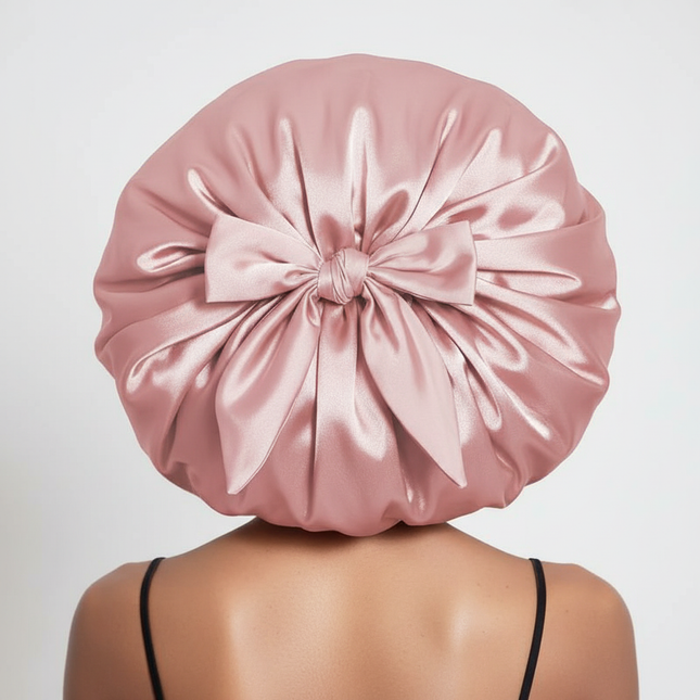 Satin Bonnet Bonnet Adjustable Bonne For Sleeping Hair Bonnet With Tie Band Bonnets For Women Men - gallery 1