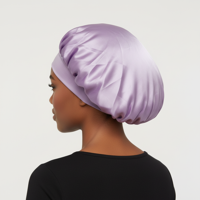 Hair Bonnet For Sleeping Women Wide Brim Sleep Cap Hair Bonnet For Curly Hair Showercap Children Men - gallery 1