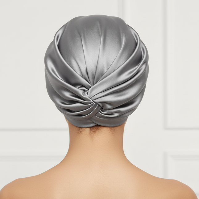Women Satin Solid Sleeping Hat Night Sleep Cap for Women Shower Caps Waterproof Solid Sleeping Hair Bonnets Adjustable Cap - gallery 1