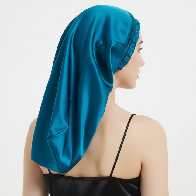 100% Pure Mulberry Silk Hair Bonnets for Women Sleeping Cap Silk Sleep Cap Night Bonnet Caps Hair Protection Turban Head Wraps - gallery 1