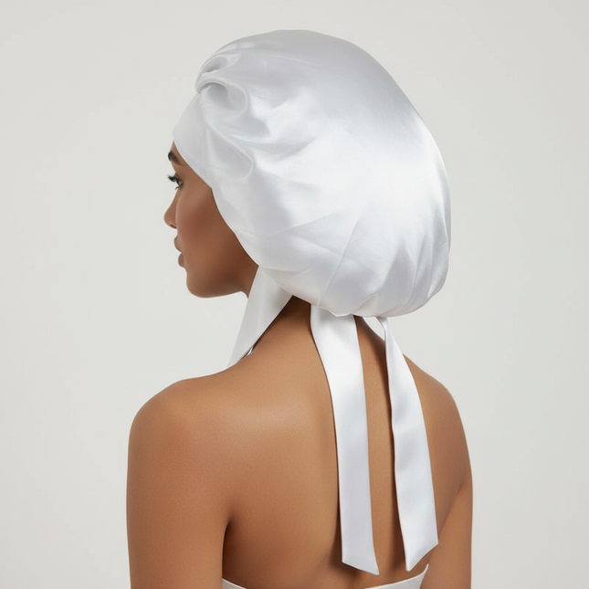 Women Satin Solid Sleeping Hat Night Sleep Cap Hair Care Bonnet Nightcap For Women Men Unisex Cap Bonnet De Nuit Shower Turban - gallery 1