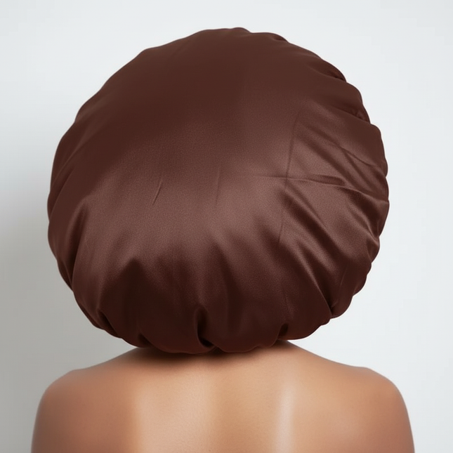 Satin Bonnet Bonnet Adjustable Bonne For Sleeping Hair Bonnet With Tie Band Bonnets For Women Men - gallery 1