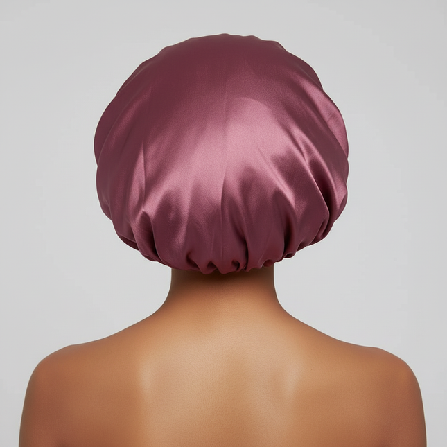 Silky Long Bonnet For Sleeping Solid Color Night Cap For Women Hair Care Tools For Sleeping In Overnight - gallery 1