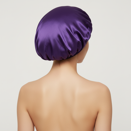Hair Bonnet For Sleeping Women Wide Brim Sleep Cap Hair Bonnet For Curly Hair Showercap Children Men - gallery 1