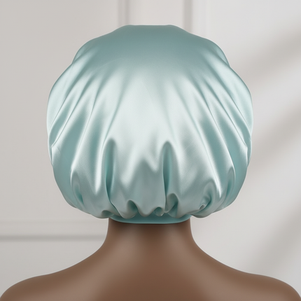 1PC Satin Sleeping Hat Night Sleep Hair Care Bonnet Nightcap Extra Satin Silky Shower Caps Sleep Cap with Premium Elastic Band - gallery 1