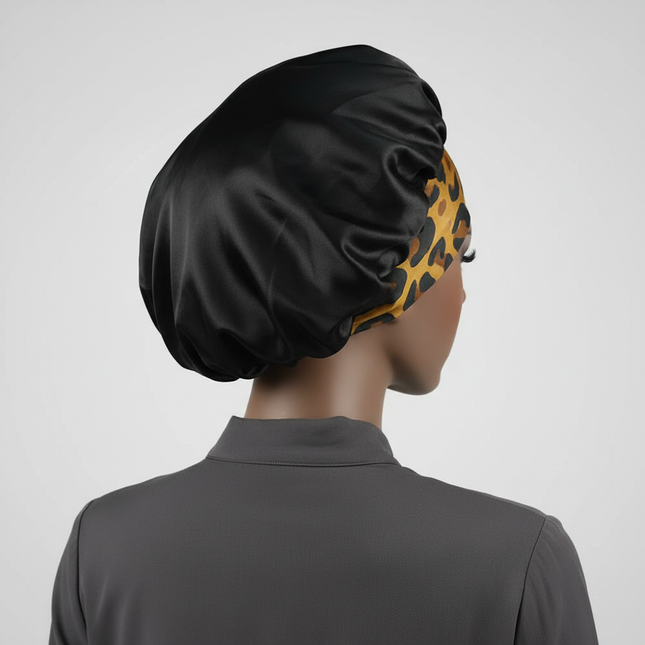 Large Satin Bonnet,Silk Bonnet Hair Wrap for Sleeping, Sleep Cap With Elastic Soft Band, Big Bonnets for Women Hair Care - gallery 1