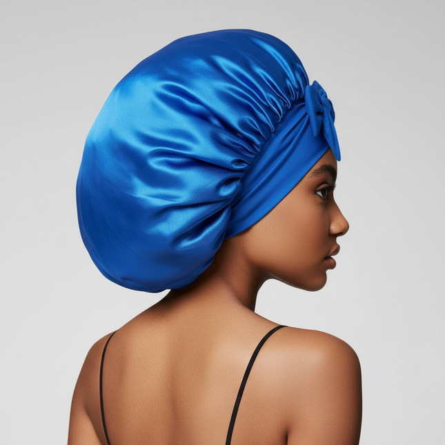 10 Pcs Cheetah-Print Satin Silk Bonnet for Sleeping Cute Bonnet with Long Strap Tie Band Adjustable Sleep Night Cap Hair Bonnet - gallery 1