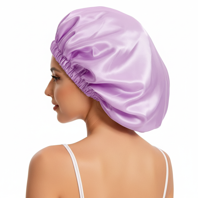 Satin Bonnet Silk Bonnet Hair Bonnet Sleeping Slouchy Beanie Hat Satin Sleep Cap Nightcap Bonnets For Women's Natural Curly Hair - gallery 1