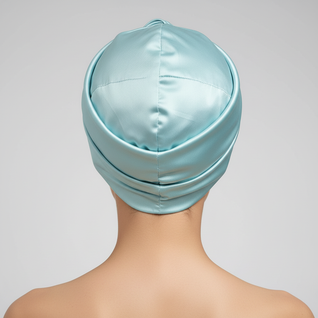 Women Satin Solid Sleeping Hat Night Sleep Cap for Women Shower Caps Waterproof Solid Sleeping Hair Bonnets Adjustable Cap - gallery 1