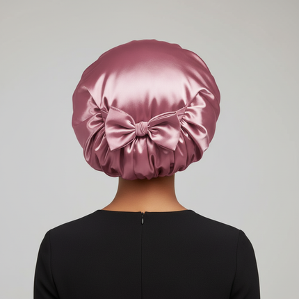 Satin Bonnet Silk Bonnet Adjustable Bonne For Sleeping Hair Bonnet With Tie Band Bonnets For Women Men - gallery 1