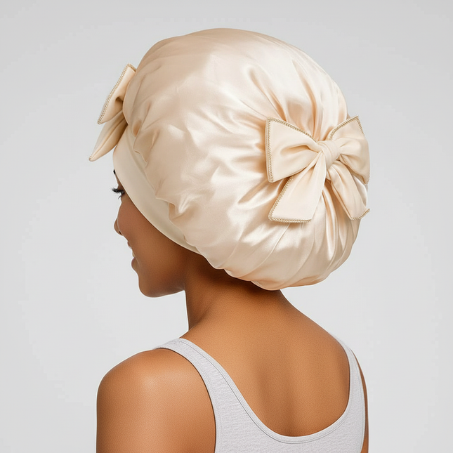Sleeping Hat Women Satin Solid Night Sleep Cap Hair Care Bonnet Nightcap For Women Men Unisex Cap Bonnet De Nuit Shower Turban - gallery 1