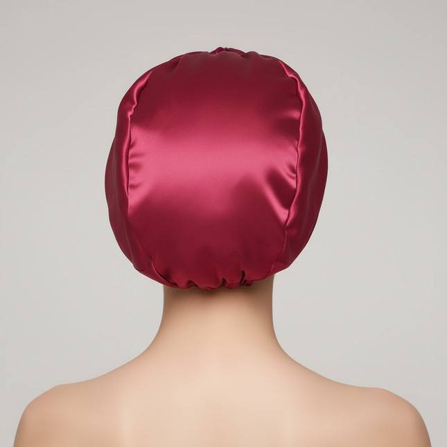 100% Mulberry Silk Bonnet Silk Sleeping Cap Double-Sided Real Silk For Hair Skin  Turban - gallery 1