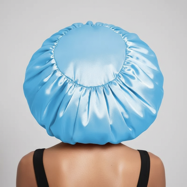 Satin Bonnet Bonnet Adjustable Bonne For Sleeping Hair Bonnet With Tie Band Bonnets For Women Men - gallery 1