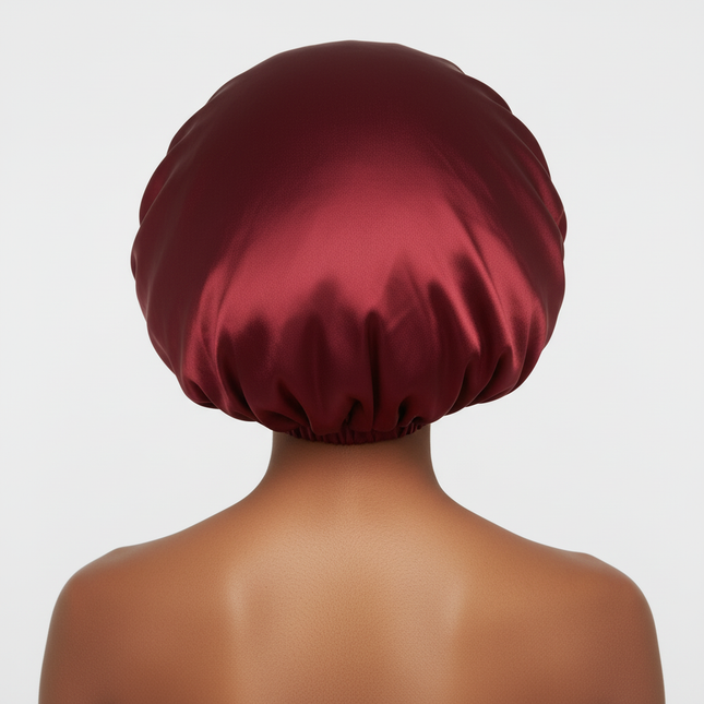 Satin Wide-brimmed Nightcap Styling Silk Headband for Sleeping Nightcap with Elasticated Floppy Band Cap Hair Shower Cap - gallery 1