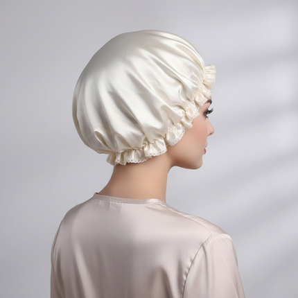 New Satin Hair Caps for Sleeping Women Bath Double Layer Headwear Cover Hat Curly Hair Styling Accessories Hair Cap for Sleeping - gallery 1