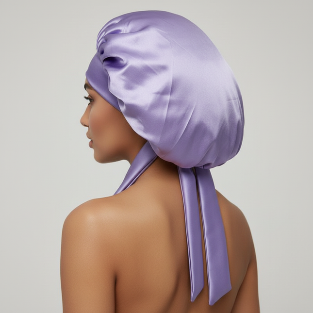 Women Satin Solid Sleeping Hat Night Sleep Cap Hair Care Bonnet Nightcap For Women Men Unisex Cap Bonnet De Nuit Shower Turban - gallery 1