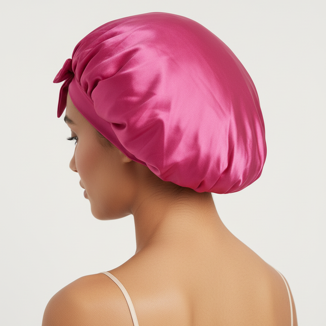 New Silk Bonnet For Sleeping Women Satin Bonnet Hair Bonnet Night Sleep Cap Scarf Wrap For Curly Hair With Tie Band For CurlyHat - gallery 1