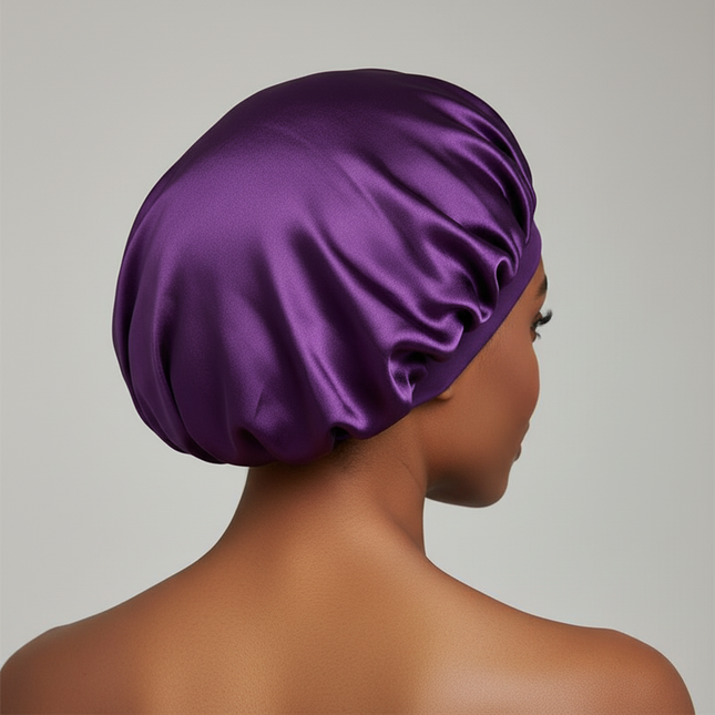 New Satin Hair Caps for Sleeping Women Bath Double Layer Headwear Cover Hat Curly Hair Styling Accessories Hair Cap for Sleeping - gallery 1