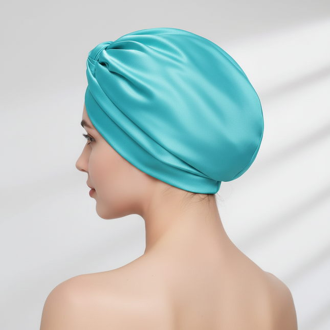 100% Mulberry Silk Bonnet Silk Sleeping Cap Double-Sided Real Silk For Hair Skin  Turban - gallery 1