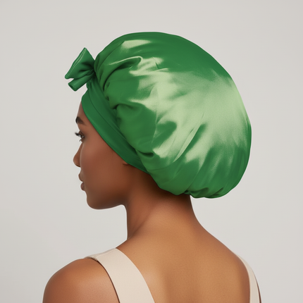 Satin Bonnet Silk Bonnet Adjustable Bonne For Sleeping Hair Bonnet With Tie Band Bonnets For Women Men - gallery 1