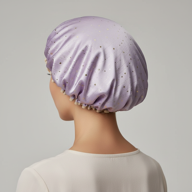 Shower Caps Waterproof  Bathing Cap for Women Donuts for Hair Bonnet Douche Swimming Cap Shower Shower Suit - gallery 1