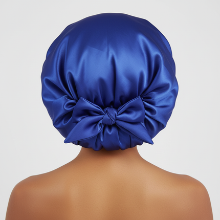 Satin Bonnet Silk Bonnet Adjustable Bonne For Sleeping Hair Bonnet With Tie Band Bonnets For Women Men - gallery 1