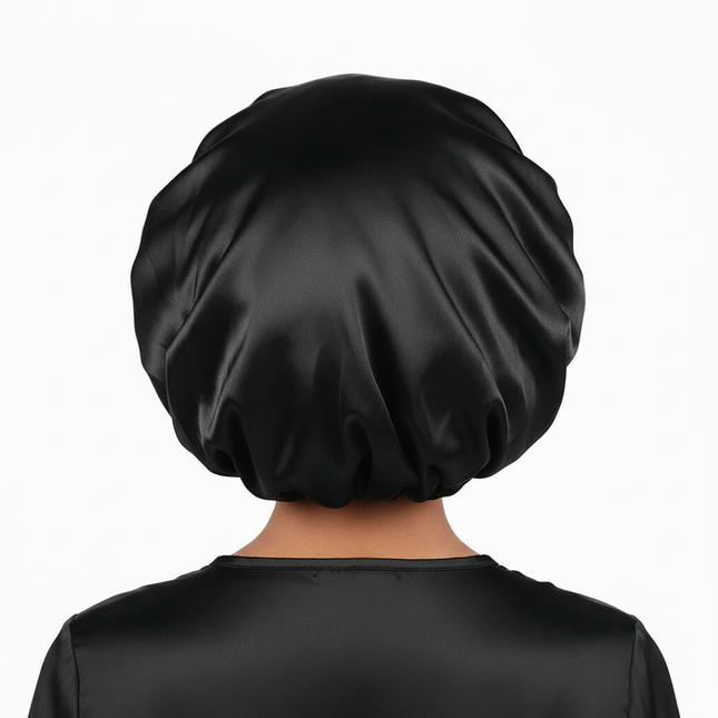 Hair Bonnet For Sleeping Women Wide Brim Sleep Cap Hair Bonnet For Curly Hair Showercap Children Men - gallery 1