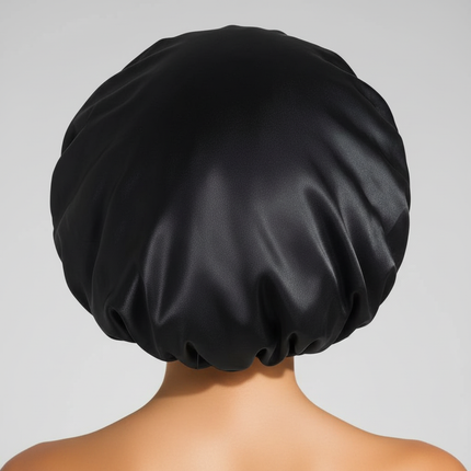 New Satin Wide Brim Nightcap Silky Bonnet Hair Wrap For Sleeping Sleep Cap With Elastic Soft Band Styling Cap Wash Face Nightcap - gallery 1