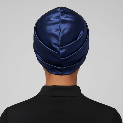 Satin Bonnet Hat Double Layer Hair Wrap Women Adjustable Knotted Hat Care Turban Satin Sleep Hat for Curly Straight Hair 2025 - gallery 1