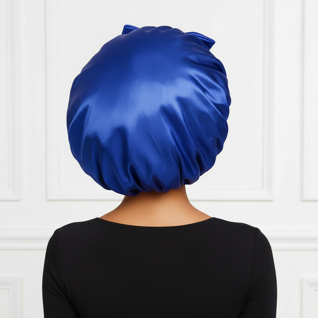 Sleeping Hat Women Satin Solid Night Sleep Cap Hair Care Bonnet Nightcap For Women Men Unisex Cap Bonnet De Nuit Shower Turban - gallery 1