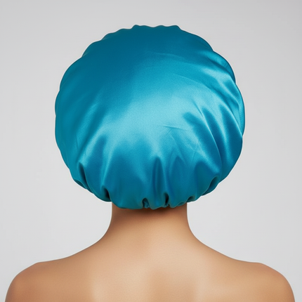 Satin Wide-brimmed Nightcap Styling Silk Headband for Sleeping Nightcap with Elasticated Floppy Band Cap Hair Shower Cap - gallery 1