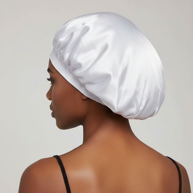 New Satin Hair Caps for Sleeping Women Bath Double Layer Headwear Cover Hat Curly Hair Styling Accessories Hair Cap for Sleeping - gallery 1