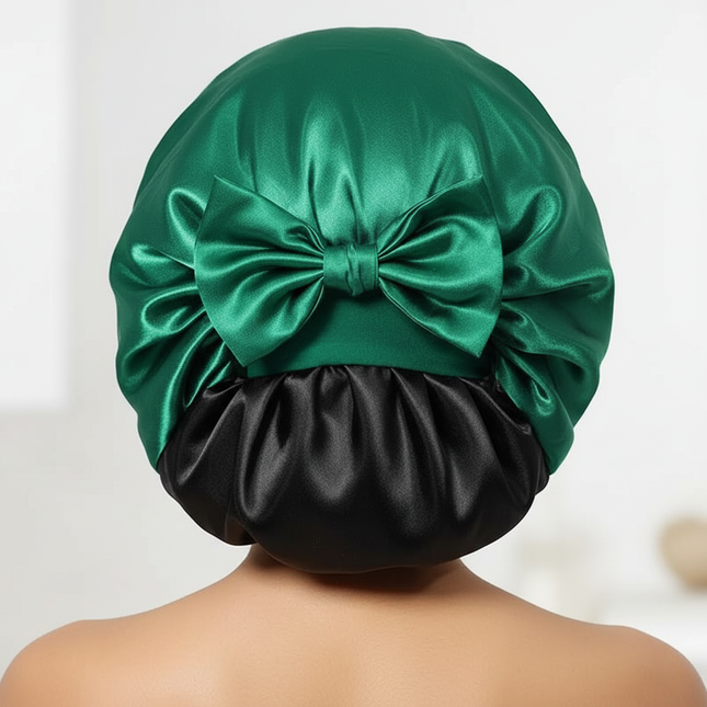 10 Pcs Cheetah-Print Satin Silk Bonnet for Sleeping Cute Bonnet with Long Strap Tie Band Adjustable Sleep Night Cap Hair Bonnet - gallery 1