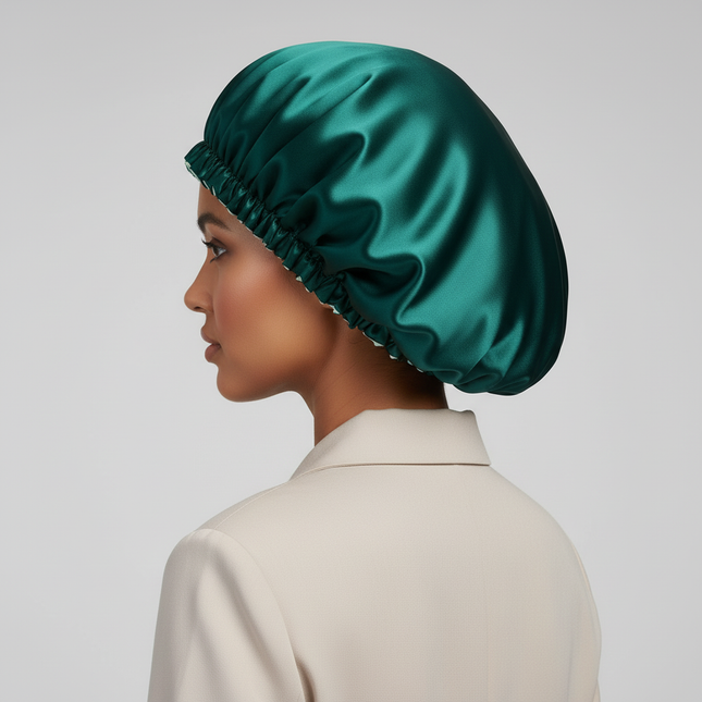 Reversible Satin Sleep Sleeping Cap for Women Men Headscarf Elastic Hair Care Bonnet Cancer Chemo Caps Adjustable Headwear Hats - gallery 1