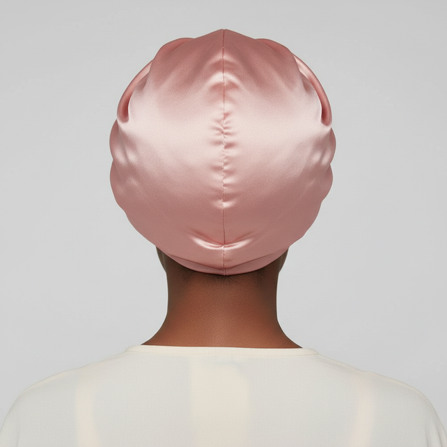 Satin Bonnet Hat Double Layer Hair Wrap Women Adjustable Knotted Hat Care Turban Satin Sleep Hat for Curly Straight Hair 2025 - gallery 1