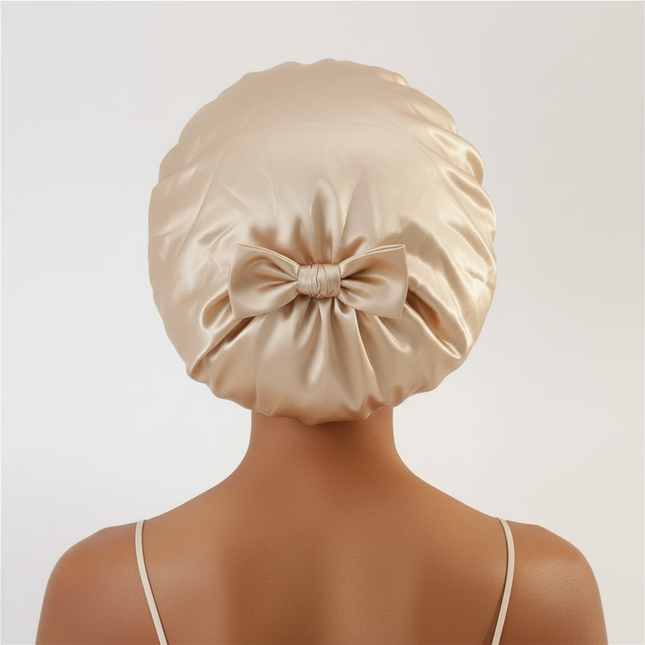 Sleeping Hat Women Satin Solid Night Sleep Cap Hair Care Bonnet Nightcap For Women Men Unisex Cap Bonnet De Nuit Shower Turban - gallery 1