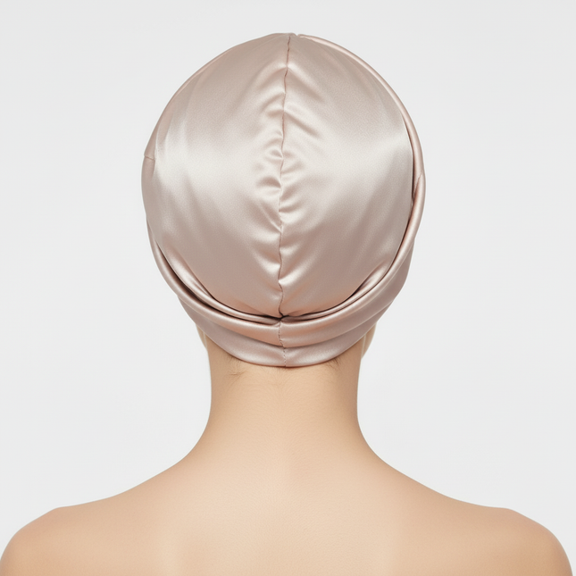 Women Satin Solid Sleeping Hat Night Sleep Cap for Women Shower Caps Waterproof Solid Sleeping Hair Bonnets Adjustable Cap - gallery 1