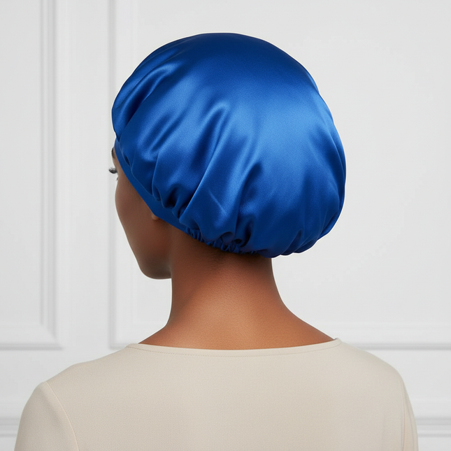 3pcs/set, Durag & Bonnet & Dome Hats, Solid Color Elastic Satin Bonnet Night Cap, Lightweight Pirate Hats - gallery 1