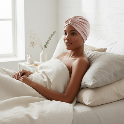 Satin Bonnet Hat Double Layer Hair Wrap Women Adjustable Knotted Hat Care Turban Satin Sleep Hat for Curly Straight Hair 2025 - gallery 2