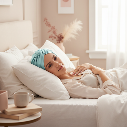 Women Satin Solid Sleeping Hat Night Sleep Cap for Women Shower Caps Waterproof Solid Sleeping Hair Bonnets Adjustable Cap - gallery 2