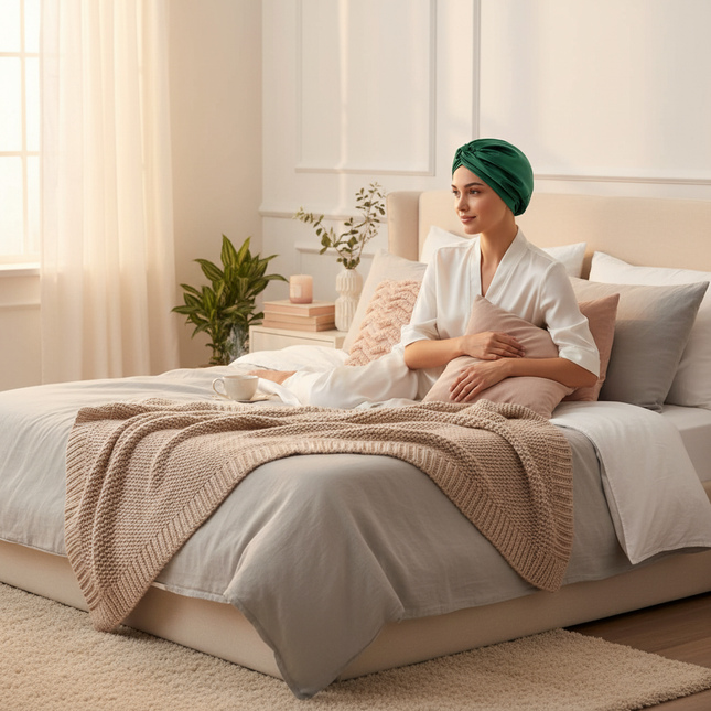 Women Satin Solid Sleeping Hat Night Sleep Cap for Women Shower Caps Waterproof Solid Sleeping Hair Bonnets Adjustable Cap - gallery 2