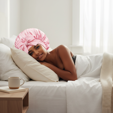 Sleeping Hat Women Satin Solid Night Sleep Cap Hair Care Bonnet Nightcap For Women Men Unisex Cap Bonnet De Nuit Shower Turban - gallery 2