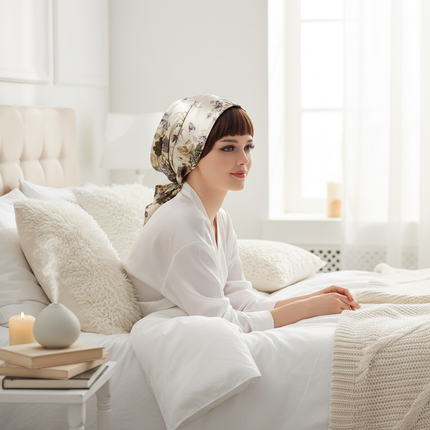 Women Silk Satin Cap Night Sleep Cap Hair Bonnet Hat Head Cover Satin Turban Headscarf Adjustable Ladies Long Hair Care Bonnet - gallery 2