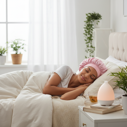 Hair Bonnet For Sleeping Women Wide Brim Sleep Cap Hair Bonnet For Curly Hair Showercap Children Men - gallery 2