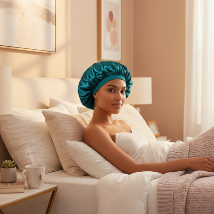 Large Bonnet Women Big Size Satin Bonnet Sleeping Night Women Cap Bonnet Hat Satin Cheveux Nuit Silk Bonnets for Women - gallery 2