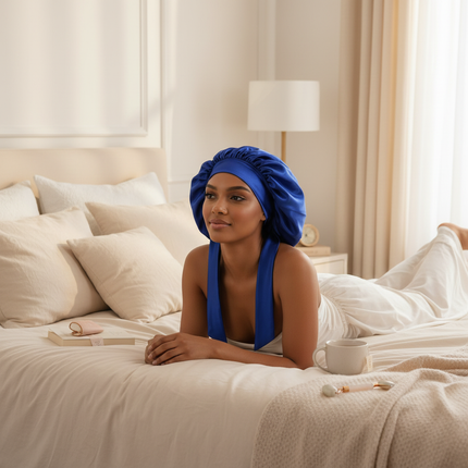 Women Satin Solid Sleeping Hat Night Sleep Cap Hair Care Bonnet Nightcap For Women Men Unisex Cap Bonnet De Nuit Shower Turban - gallery 2