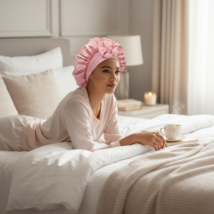 10 Pcs Cheetah-Print Satin Silk Bonnet for Sleeping Cute Bonnet with Long Strap Tie Band Adjustable Sleep Night Cap Hair Bonnet - gallery 2