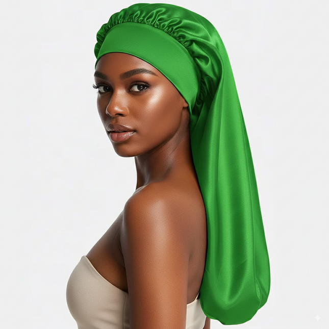 Bonnet En Satin Cheveux Long